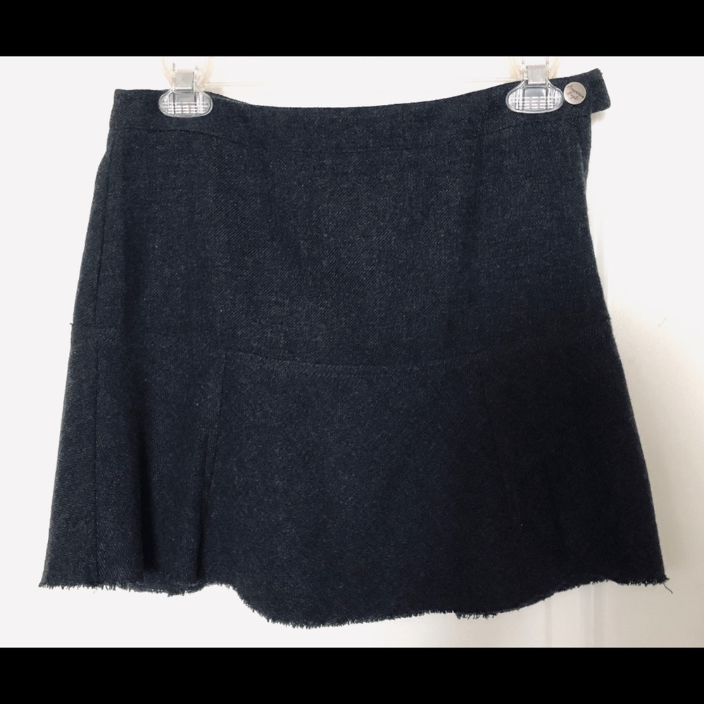 New American Eagle Outfitters 2 XS Grey Skirt Wool